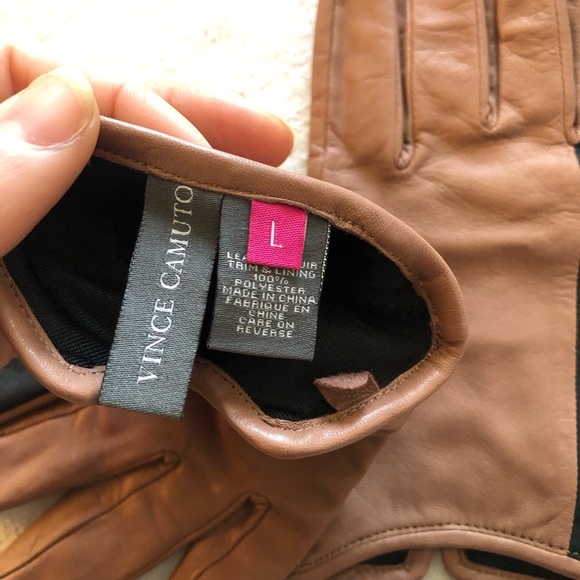 Vince Camuto Leather Gloves - Picture 3 of 8